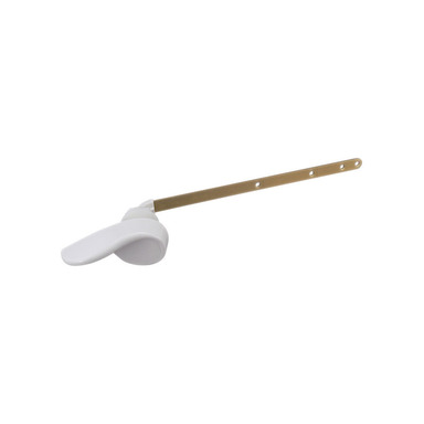 FLUSH LEVER WHITE ELITE METAL