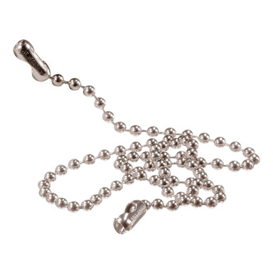 BEADED CHAIN CHROME 11"