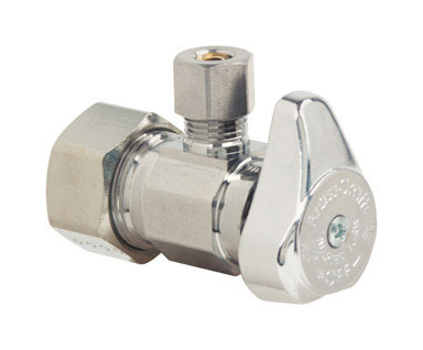 5/8x1/4 Chrome Angle Valve