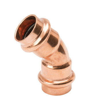 1/2" 45 ELBOW COPPER PRESS dr