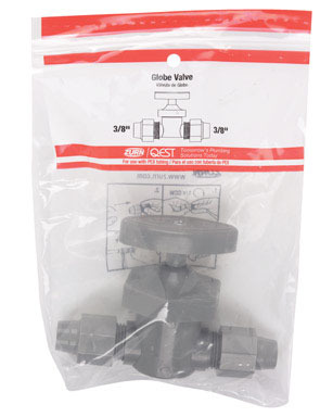 PEX GLB VALVE3/8X3/8COMP