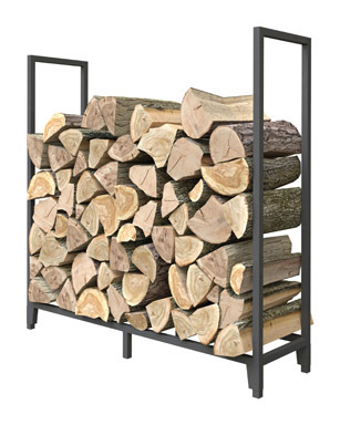 LOG RACK STEEL 48"