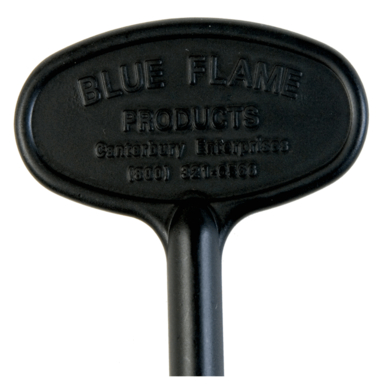 GAS VALVE KEY BLK 3"