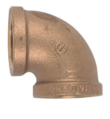 ELBOW 90DEG 1" RED BRASS