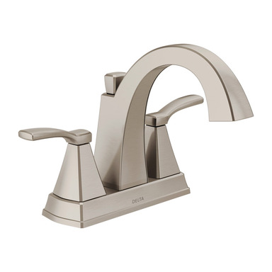 Delta Stainless Steel Lavatory Faucet 4 in.