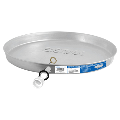 22" Alum Water Heater Pan