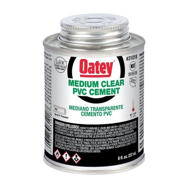 8OZ PVC MED CLEAR CEMENT