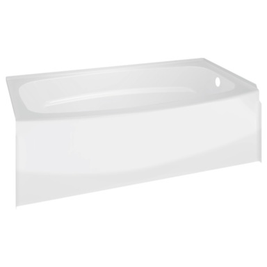CURVED BATHTUB 60X30 WHT