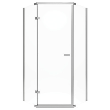 FRAMLESS SHW KIT 38"