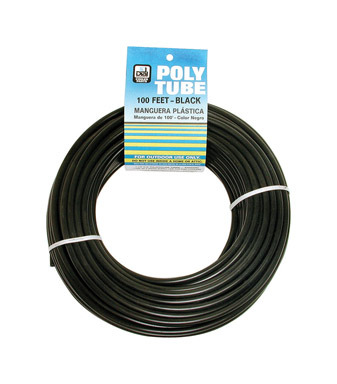 TUBE BLK PLSTC 1/4"X100'