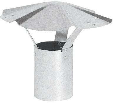 ROOF RAIN CAP GALV 7"30G