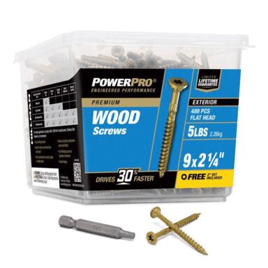 DECK SCREW PP #9X2-1/4"