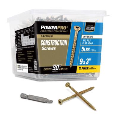 WOOD SCREW #9X3"