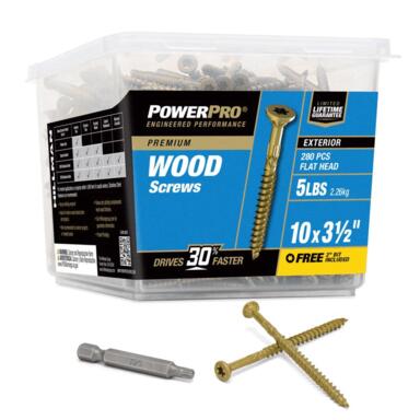 DECK SCREW PP #10X3-1/2"