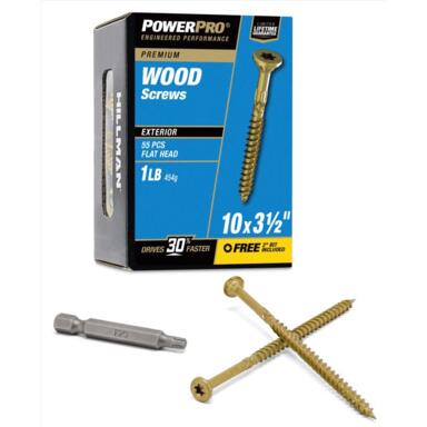 DECK SCREW PP #10X3-1/2"