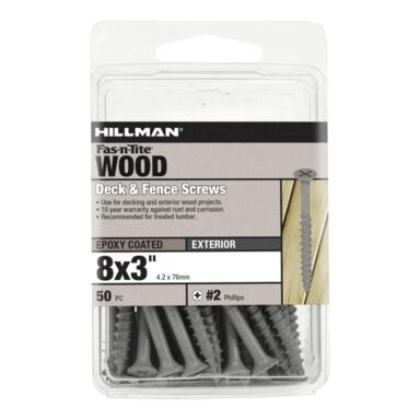 DECK SCREW #8X3"