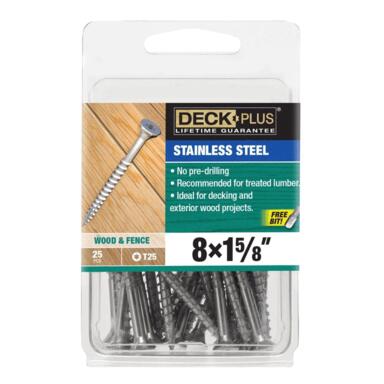 DECK SCREW #8X1-5/8"