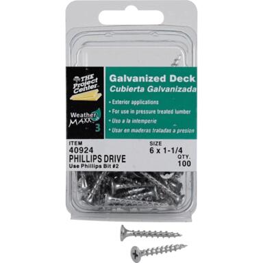 DECK SCREW #6X1-1/4"