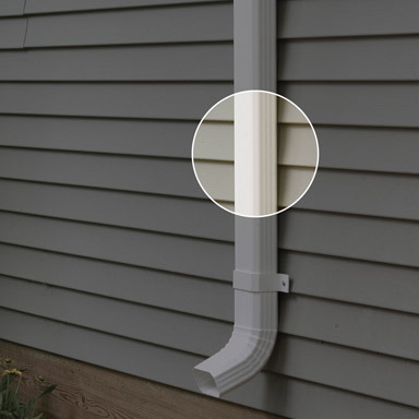 DOWNSPOUT 2X3"X10' A WHT