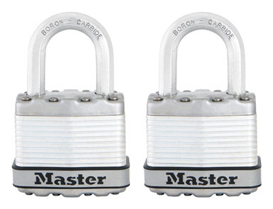 1-3/4IN LAM PADLOCK 2/PK s