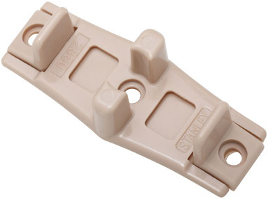 BYPASS DOOR GUIDE TAN PLASTIC