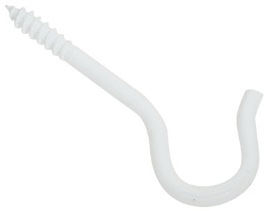 2 1/2" CEILING HOOK WHITE