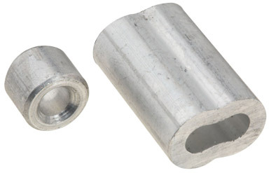 3/16 FERRULE & STOP ALUMINUM d