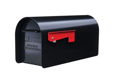 Rural Ironside Mailbox BLACK