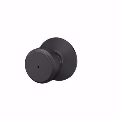 B&B KNOB BOWRY MTTE BLK