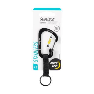 SlideLock Carabiner Key Ring