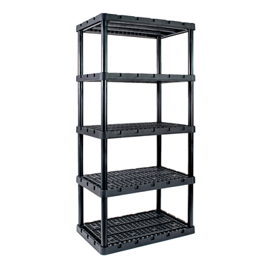 SHELVING UNIT 72" BLK