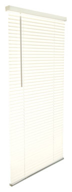 Living Accents Vinyl 1 in. Blinds 32 in. W X 64 in. H Alabaster Cordless