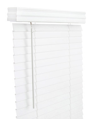 BLND FXWD 2" WHT 27X60"