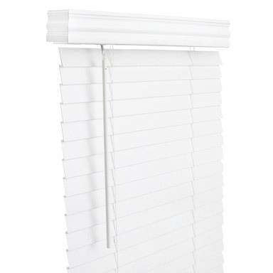 FAUXWD 2" WHT BLND 46X60
