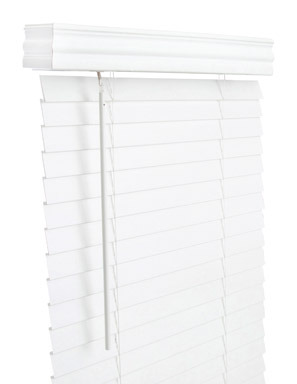 FAUXWD 2" WHT BLND 31X60