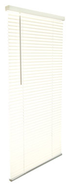 Living Accents Vinyl 1 in. Blinds 36 in. W X 64 in. H Alabaster Cordless