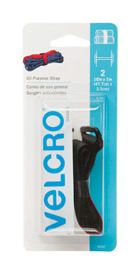 Velcro Brand Strap 18 in. L 2 pk