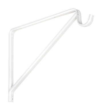 SHELF/ROD BRACKET WHT