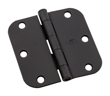 DOOR HINGE STL BLK 3.5