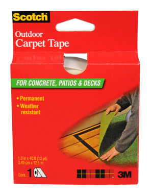 1 3/8" X 40' OUTDOOR CARPET TAPE