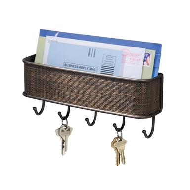 Wall Mnt Mail & Key Rack