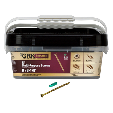 GRK R4 9 X 3 1/8" MULTI SCRW 720