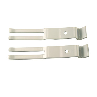 METAL CORNER BRACKET WHITE 2/BAG