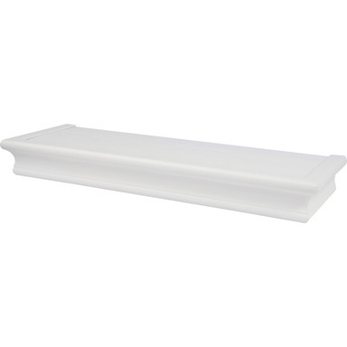 FLOATING SHELF 18" WHT