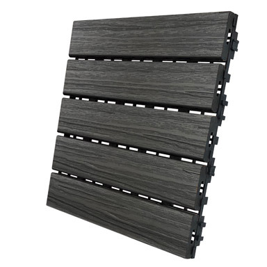 Deck Tile Driftwood 6pk