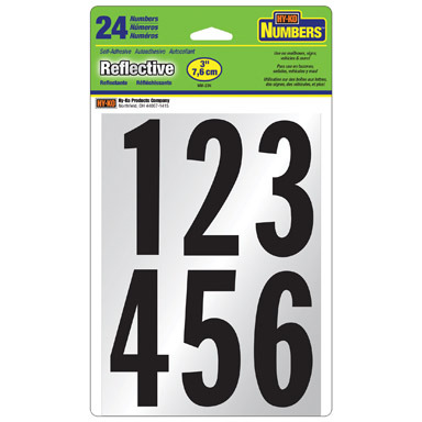 NUMBER SET 3" 24PK