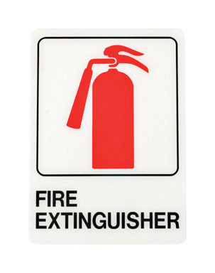 SIGN DECO FIRE EXT 5"X7"