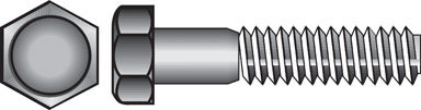 BOLT 5/16-18HEX4-1/2"SS