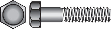 BOLT 3/8HEX4-1/2" SS