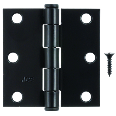 HINGE 3" BLK ACE 1PK
